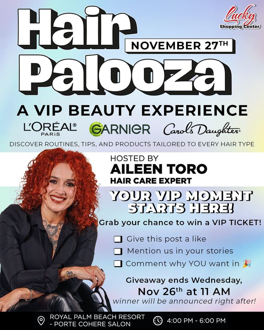 Hair Palooza giveaway post hosted by Aileen Toro