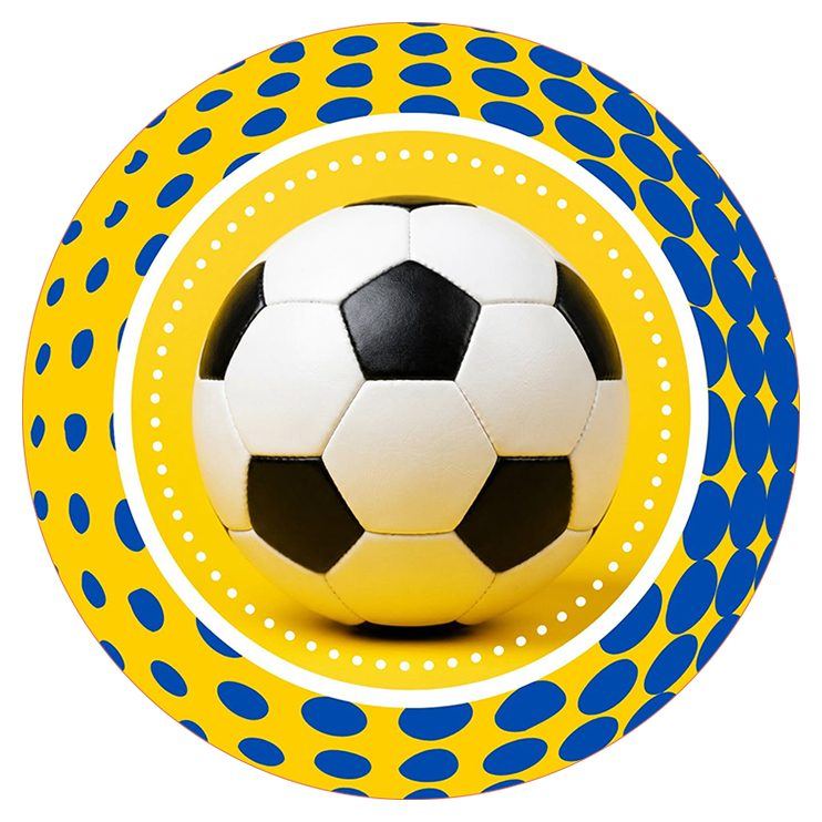 Kòrsou na Mundial 2026 round logo with a football